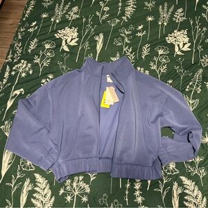 All In Motion Blue Cropped Jacket